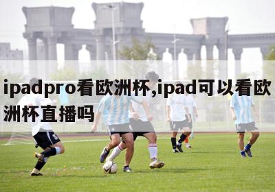 ipadpro看欧洲杯,ipad可以看欧洲杯直播吗